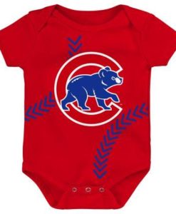 Chicago Cubs Baby Red Onesie Creeper