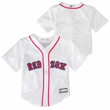 Boston Red Sox Baby INFANT White Home Jersey - Detroit Game Gear