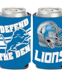 Detroit Lions 12 oz Slogan Can Cooler Holder