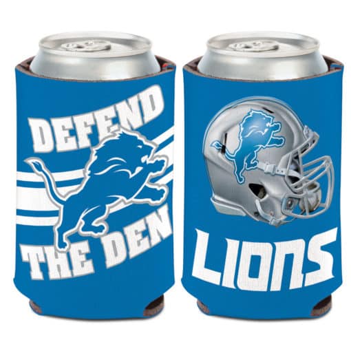 Detroit Lions 12 oz Slogan Can Cooler Holder