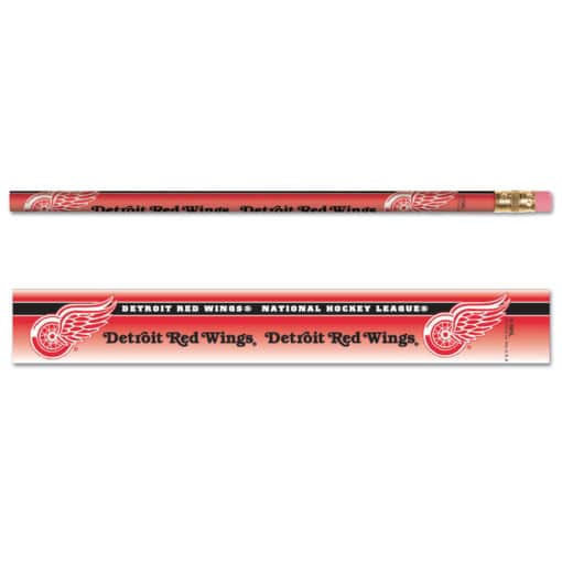 Detroit Red Wings Pencil 6 Pack