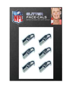 Seattle Seahawks Temporary Tattoos Glitter Face Cals