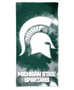 Michigan State Spartans 30″ x 60″ Green Gray Tie Dye Look Beach Towel