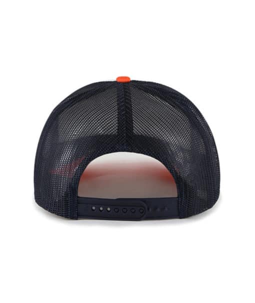 Detroit Tigers 47 Brand Cooperstown Foam Front Navy Script Trucker Mesh Snapback Hat - Image 3