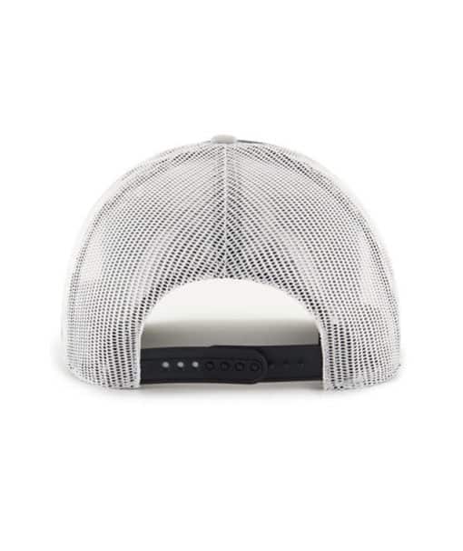 Chicago Cubs 47 Brand Cooperstown Side Note Navy Trucker White Mesh Snapback Hat - Image 3