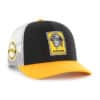 Pittsburgh Pirates 47 Brand Cooperstown Black Side Note Trucker White Mesh Snapback Hat