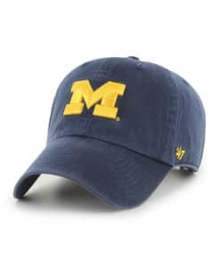 Michigan Wolverines KIDS 47 Brand Navy Clean Up Adjustable Hat