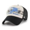 Detroit Lions 47 Brand Breakout Vintage Black MVP Mesh Snapback Hat