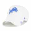 Detroit Lions Women's 47 Brand White Miata Clean Up Adjustable Hat