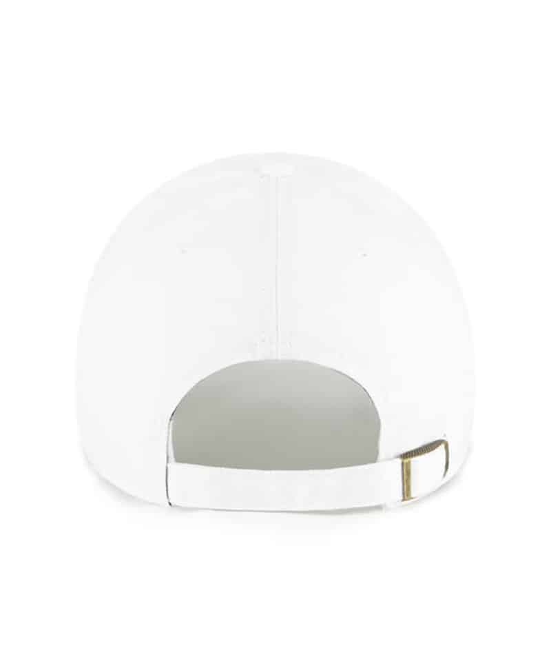 Detroit Lions Women's 47 Brand White Miata Clean Up Adjustable Hat - Image 2