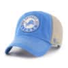 Detroit Lions 47 Brand Blue Raz Notch Khaki Mesh Clean Up Snapback Hat