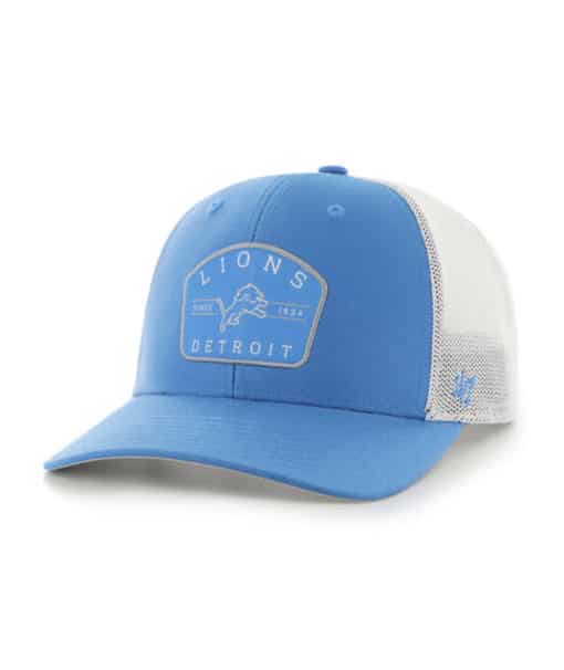 Detroit Lions 47 Brand Blue Raz Primer Trophy Mesh Stretch Fit Hat