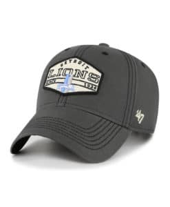 Detroit Lions 47 Brand Legacy Charcoal Arcadia MVP Adjustable Hat