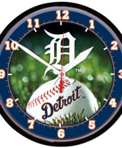 Detroit Tigers Round Wall Clock