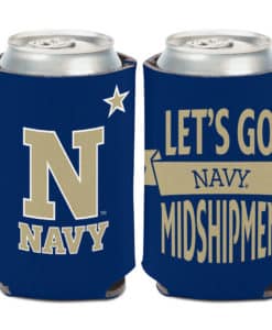 Navy Midshipmen 12 oz Slogan Can Cooler Holder