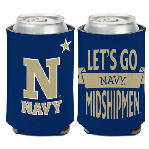 Navy Midshipmen 12 oz Slogan Can Cooler Holder