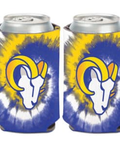 Los Angeles Rams 12 oz Tie Dye Can Cooler Holder