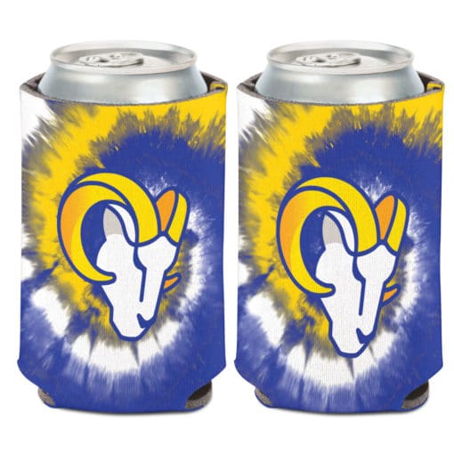 Los Angeles Rams 12 oz Tie Dye Can Cooler Holder