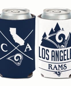 Los Angeles Rams 12 oz Navy/White Hipster Can Cooler Holder