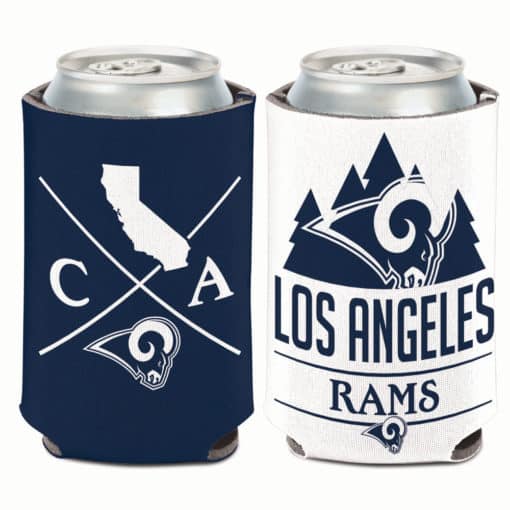 Los Angeles Rams 12 oz Navy/White Hipster Can Cooler Holder