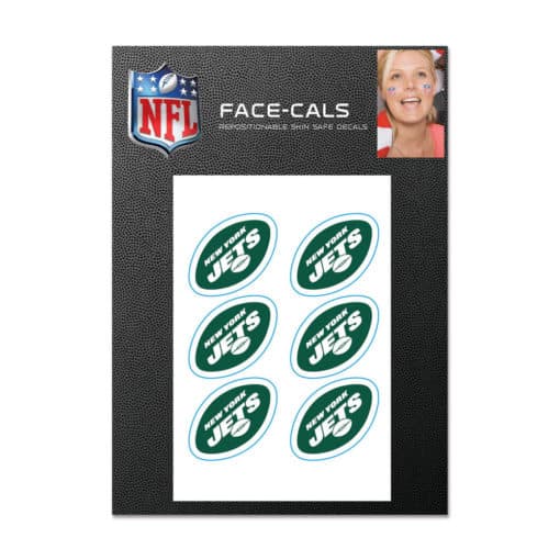 New York Jets Temporary Tattoos Face Cals
