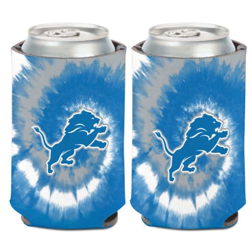 Detroit Lions 12 oz Tie Dye Can Cooler Holder