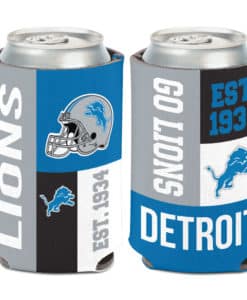 Detroit Lions 12 oz Color Block Can Cooler Holder