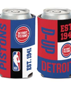 Detroit Pistons 12 oz Color Block Can Cooler Holder