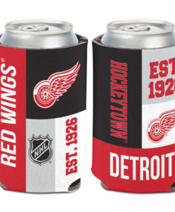 Detroit Red Wings 12 oz Color Block Can Cooler Holder