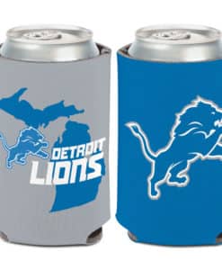 Detroit Lions 12 oz State Shape Can Cooler Holder