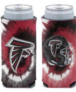 Atlanta Falcons 12 oz Tie Dye Slim Can Cooler Holder