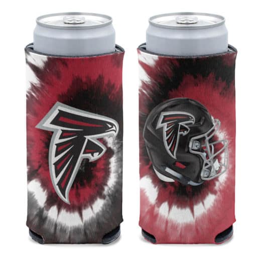 Atlanta Falcons 12 oz Tie Dye Slim Can Cooler Holder