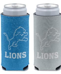 Detroit Lions 12 oz Colored Heather Slim Can Cooler Holder