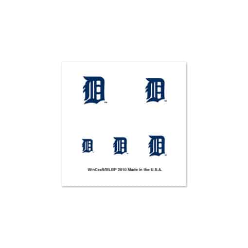 Detroit Tigers Fingernail Tattoo