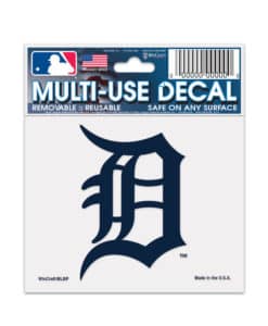 Detroit Tigers 3"x4" Navy Multi-Use Decal