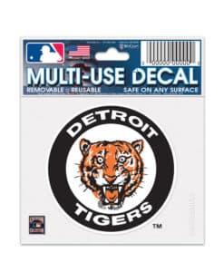 Detroit Tigers 3"x4" Cooperstown Multi-Use Decal