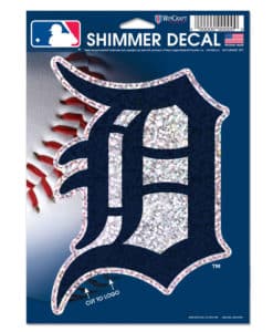 Detroit Tigers Shimmer 5"x7" Decal