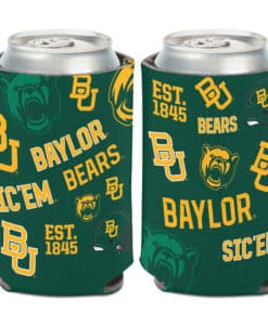 Baylor Bears 12 oz Scatterprint Can Cooler Holder