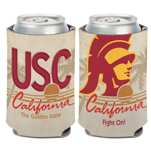 USC Trojans 12 oz License Plate Can Cooler Holder