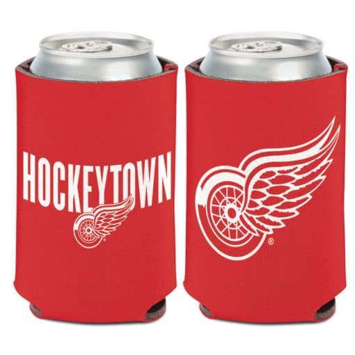 Detroit Red Wings 12 oz Slogan Can Cooler Holder