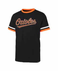Baltimore Orioles Men's 47 Brand Black Ringer T-Shirt Tee