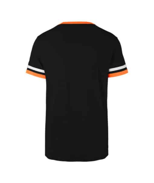 Baltimore Orioles Men's 47 Brand Black Ringer T-Shirt Tee - Image 2