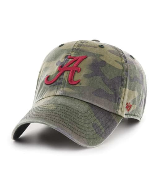 Alabama Crimson Tide 47 Brand Cargo Camo Clean Up Adjustable Hat