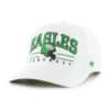 Philadelphia Eagles 47 Brand Legacy White Roscoe Hitch Snapback Hat