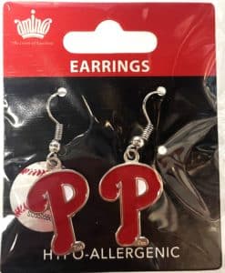 Philadelphia Phillies Aminco Dangle Earrings