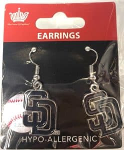 San Diego Padres Aminco Dangle Earrings