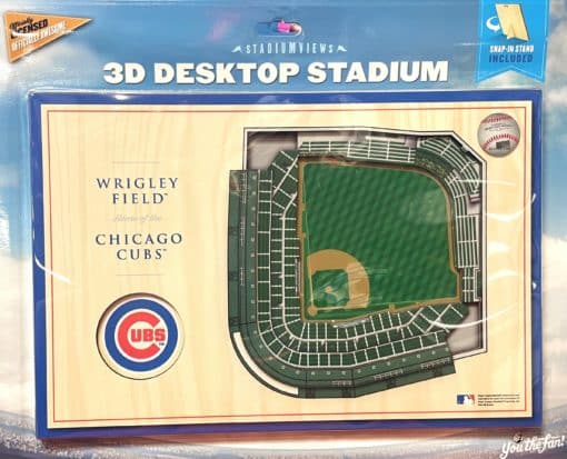 Chicago Cubs 3-D StadiumViews Desktop Display