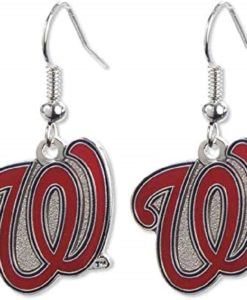 Washington Nationals Aminco Dangle Earrings