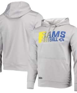 Los Angeles Rams Men's New Era Gray Pullover Hoodie