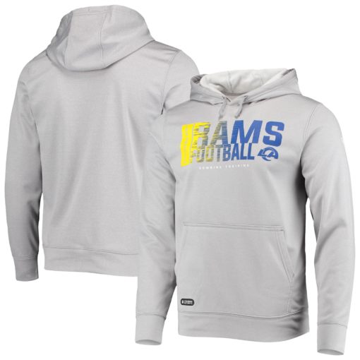 Los Angeles Rams Men's New Era Gray Pullover Hoodie